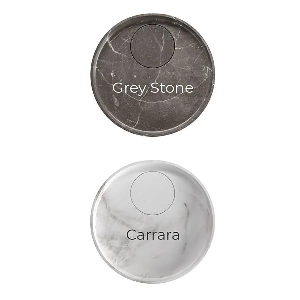 Умивальник на стільницю Falper Eccentrico D56 см, Carrara (WN3 MC) - Фото 2